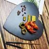 Dinnerware Sets Coffee Table Tray Round Dinner Plate Slate Charcuterie Boards Serving Cheese Grill Stone