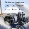 A10 Hybrid Active Noise Cancelling Headphones, Wireless Bluetooth Over-Ear Headphones