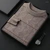 Maglioni da uomo 8 stili! 2023 Maglieria maglione pullover a maniche lunghe moda caldo collo mezzo alto casual