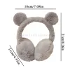 Soft Plush Ear Warmer Winter Warm Earmuffs For Women Students Fashion Solid Earflap Outdoor Cold Protection Ear-Muffs Ear Cover