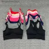 Aktywne zestawy żebrowane kobiety dresowe szwane jogowe zużycie zestawu gimnastycznego Kobieta 2 sztuki Sports Bra Fitness High talia Legginsy treningowe Womenl231007