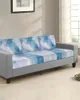 Housses de chaise en marbre, housse de coussin de siège de canapé dégradé, protection de meubles, extensible, lavable, élastique amovible