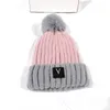 Vinter stickad mössa designer hatt fashionabla bonnet klädda hösthattar för män skalle utomhus kvinnor herr hatt cappelli rese skidsport mode mz012 c23