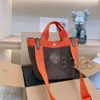 2023 New Women's Bag Canvas Shoulder Bags Patchwork Fashion Large Capacity Handbags Cosmetic Travel Purse Classic Limited Edition Tote Shopping Bag