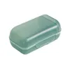 Portable Travel Hiking Soap Box Case Dish Container Savers Holder Dishes Organizer Waterproof Leakproof Shower Bathroom Outdoor Camping Gym Business Trip HW0100