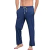 Men's Sleepwear Pants Home Thermal Trousers Pajamas Nightgown Underwear Pyjamas Wear Homme Loose Clothes Lounge Men