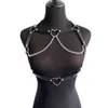 nxy giocattoli del sesso per uomini BDSM Bondage Donne sexy Catena Reggiseno Harness Pu Pelle regolabile Lingerie erotica Corpo Gotico Reggicalze Biancheria intima Harajuku Punk