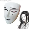 Maski imprezowe anime tian guan ci fu bai wuxiang cosplay maska ​​niebo błogosławieństwo urzędnika Sad and Could Full twarz Maski Halloweenowe statek Q231007
