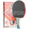 탁구 raquets H4002 4 Star Racket 5 6 H5002 H6002 Ping Pong Professional Pure Wood 패들 끈적 끈적한 고무 231006