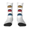 Men's Socks MANY FACES OF MIATA Harajuku Sweat Absorbing Stockings All Season Long Accessories For Man's Woman's Christmas Gifts