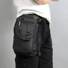 Waist Bags Men Nylon Drop Legs Bags Fashion Hip Waist Pack Thigh Bum Packs Multifunction Tactical Riding Male Shoulder Messenger Bag 231006