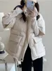 Женские плащи, пуховая хлопковая куртка, женские осенне-зимние теплые парки, женские корейские модные толстые стеганые женские повседневные куртки с половиной рукава