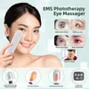 Face Care Devices CkeyiN EMS Eye Massager Red Light Therapy Vibration Lip and Massage Tool with Compress Reduce Wrinkles Anti Dark Circles 231007