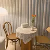 Toalha de mesa vintage renda oca a toalha de mesa ins francês vento contratado romance redondo capa de chá retangular toalhas de mesa_jes4700