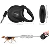 Dog Collars Heavy Duty Leash Walking Pet For Medium/Large Breed Up To 110lbs One-Handed Brake Pause Lock