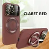 Phone Camera Protection Finger Ring Case For iPhone 15 14 13 12 11 Pro Max Cover Cover Caseing Support Magnetic Support