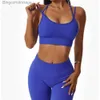 Active Sets Thicken 2023 Seamless Gym Wear Forcus Yoga Sets Workout Fe Sports Bra Shorts Outfits Active Wear Clothes for Women SuitsL231007