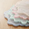 Tapetes de mesa bonito flor copo porta-copos decoração e acessórios fácil de usar criativo dos desenhos animados animal silicone