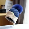 Beanieskull Caps päls fluffig hatt Kvinnor Vinterkrulla kant kassamere stickad tjock varm böna utomhus casual 231006