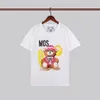 22SS MARBY MĘŻCZYZN T-shirt MOS Bear Mens Polo Tops Luksusowe 3D Letter Druku