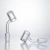 Headshop214 Q017 rökrör glasvatten bong kvarts banger nagel 10mm 14mm 18mm hane 4mm tjocklek dab -verktyg