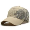 Cappellini con stampa da uomo cinese Totem da baseball Credenza Cappello snapback in cotone da donna Protezione solare esterna Cappellino da camionista