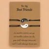 Urok bransolety przyjaciele pasujący do bransoletki do przyjaźni serce podarunek na odległość