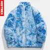 Мужские куртки Histrex - Мужская брендовая куртка-парка Y2K, зимняя толстая плюшевая дубленка, готическая теплая стеганая мужская и женская 231007