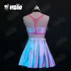 Viper Cosplay Costumes Wig Game Godin Van Victory Nikke Cosplay Hsiu Sexy Roze Glitter Short Skirtcosplay