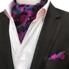 Glamour Scarf Retro Silk Jacquard Cravat Neckerchief Men Ascot Tie Hanky ​​Suits Set Pocket Handkufe Men Gift169h