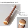 Pincéis de maquiagem 2023 1 Pcs Ity Vintage Wood Handle de alta qualidade Cosmetic Brush Foundation Contour Tool