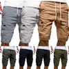 Calças masculinas Mens Cargo Verão Shorts Férias Casual Corredores Jogging Gym Workout Combat248A