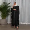 Ubranie etniczne Abayas Dubai Turcja muzułmańska sukienka Kaftan afrykańskie maxi sukienki dla kobiet vestido szatę Musulman de islam 2023