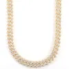 Miami Chain Two Rows Sterling Silver Hand Setting Iced Out Zirconia Stones Price Cuban Link Chain