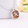 VisionMood Openable Infinity 2 In 1 Pendant Choker Mood Necklace Temperature Change Color Feeling Emotional Woman Necklaces199l