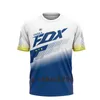 2023 Herren T-Shirts Fox Selling Sommer Straßenfahrzeuge Geländemotorräder Sport Schnelltrocknende, atmungsaktive, kurzärmelige Fahrradbekleidung mit Rundhalsausschnitt