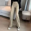 Kadın pantolon kadife kadın harajuku kargo y2k retro pantolon bahar 2023 90s sokak kıyafetleri