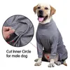 Hundebekleidung Haustier Hohe Elastizität Vierbeiner All-Inclusive-Pyjama Home Wear Physiologische Kleidung Anti-Lecken Postoperative Kleidung