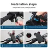 Joyroom Suporte universal para telefone para bicicleta Vista 360 ° Suporte para telefone para bicicleta Monopés selfie para suporte para telefone móvel de 4,7-7 polegadas Suporte à prova de choque Clipe GPS