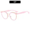 Sunglasses Arrival Cat Eye Round Blue Bloking Reading Glasses Fashion And Retro Trend With Unique Design Clear Lens