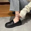 Pantofole Scarpe Lefu in vera pelle per donna single 2023 Primavera Versatile scarpa piccola con un piede di lavoro 231006