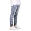 Mode stretch jeans denim jogger design hip hop joggers för män y5036 mx200814247n