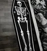 Dywany czarny trumna Krzyż Gotycka czaszka mata podłogowa rug dripat dywan sypialnia salon na zewnątrz bez poślizgu dar maty anime 231006