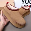 Womens Tazz Slippers Designer Australia Women Boot Tasman Slipper Snow Winter Sheepskin Boots Classic Ultra Mini Suede Wool Ankel