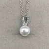 Collana di perle Collane placcate in argento Regalo di gioielli classici 18k Designer per gioielli in oro da donna di lusso GVSK
