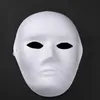 Whole- Blank White Masquerade Mask Donna Uomo Balla Costume Cosplay Party Maschera fai da te Alta qualità2254