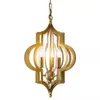 American Brass Pendant Lamps Retro Vintage Copper Chandelier Pendant Lights Fixture Matsal Hem Indoodr Bedroom Decor Tak