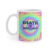 Mugs Death Is Inevitable White Mug Coffee Cups Funny Ceramic Coffee/Tea/Cocoa Gift Nihilism Nihilist Dead Pessimist