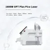Epilatore Ipl professionale per ringiovanimento della pelle 2 in 1 532 755 1064nm Pico Laser Q-switch Rimozione del tatuaggio Opt E-light Macchina per la depilazione laser