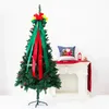 Dekoracje świąteczne duże kokardy świąteczne 120 cm kratę bownot choinek ozdoby ozdobne Rok wystroju domu ręcznie robione kokardy 231006